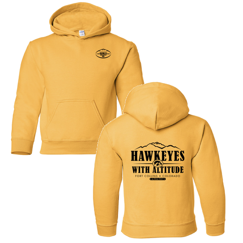 Gildan Heavy Blend Youth Hooded Sweatshirt -- Gold