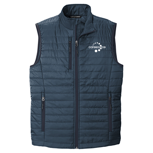 Port Authority Packable Puffy Vest -- Regatta Blue / River Blue Navy