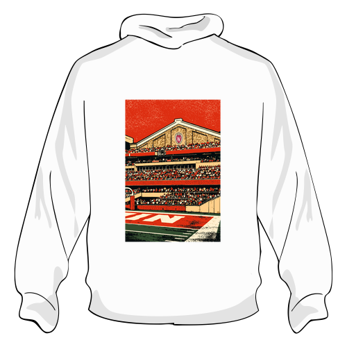 Gildan Heavy Blend Hooded Sweatshirt -- White