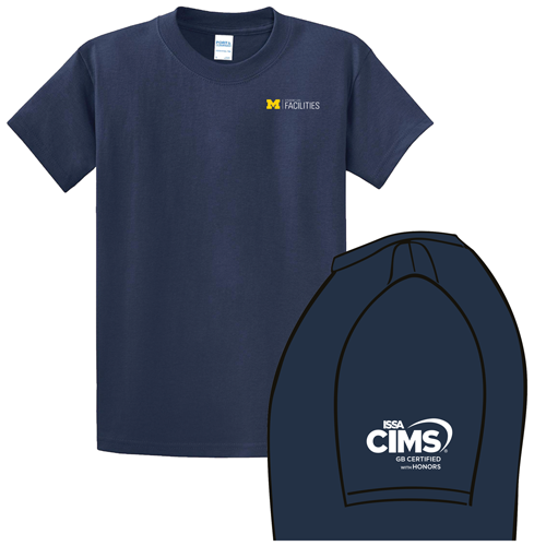 Mens/Unisex Port and Company Basic T-Shirt -- Navy