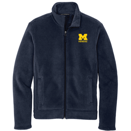 Port Authority Ultra Warm Brushed Fleece Jacket -- Insignia Blue / River Blue Navy