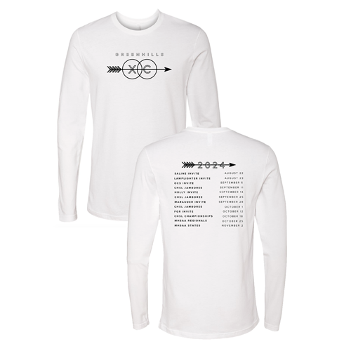 Next Level Soft Fitted Long Sleeve Tee -- White
