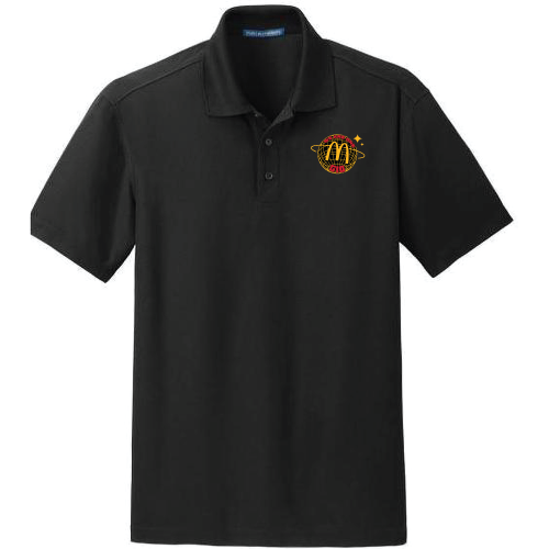 Port Authority Dry Zone Grid Polo -- Black