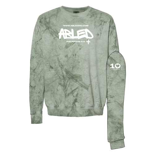 Comfort Colors Adult Color Blast Crewneck Sweatshirt -- Fern