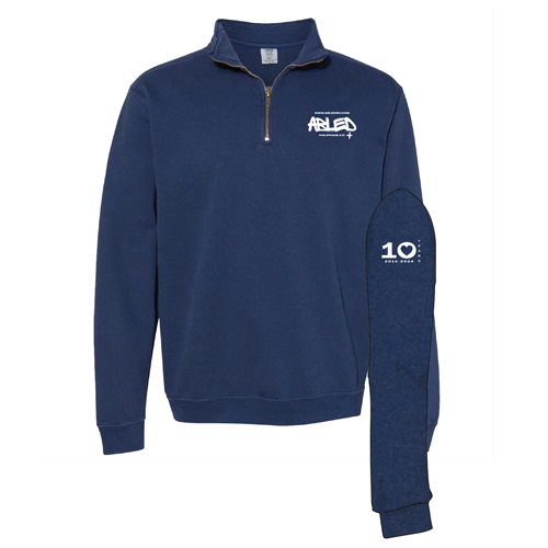 Comfort Colors Adult Quarter Zip Sweatshirt -- True Navy