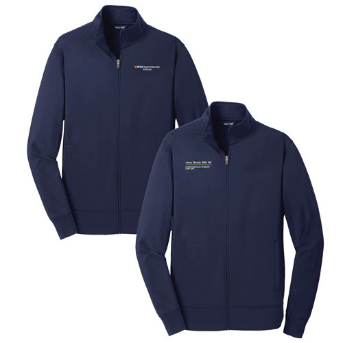 Sport-Tek Sport-Wick Fleece Full-Zip Jacket -- Navy