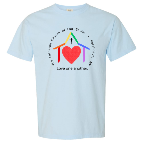 Comfort Colors Unisex Garment-Dyed Heavyweight T-Shirt -- Chambray