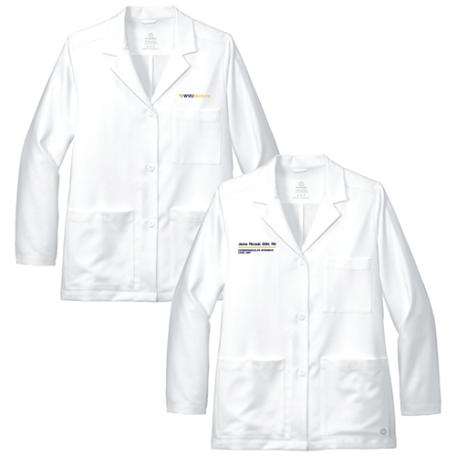 Wonderwink Women's Consultation Lab Coat -- White