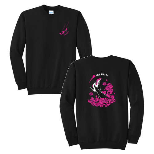 Port and Company Classic Crewneck Sweatshirt -- Jet Black