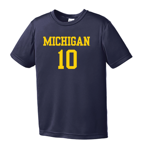 Youth Sport Tek Competitor Wicking Tee -- True Navy