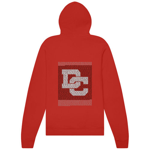 Mens/Unisex  Bella Canvas Soft Sponge Fleece Hoodie -- Red