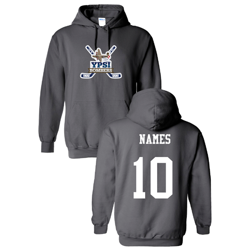 Gildan Heavy Blend Hooded Sweatshirt -- Charcoal