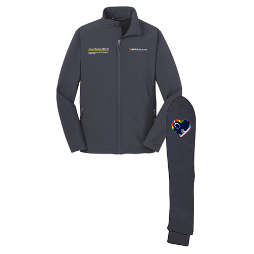 Gender Care Heart Port Authority Core Soft Shell Jacket -- Battleship Grey