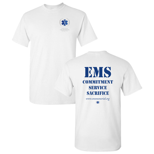National EMS Memorial Unisex Tee White