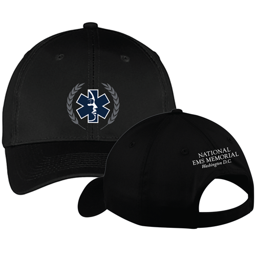 Port and Company 6-panel Twill Hat -- Black