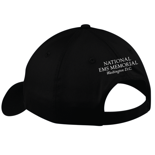 Port and Company 6-panel Twill Hat -- Black