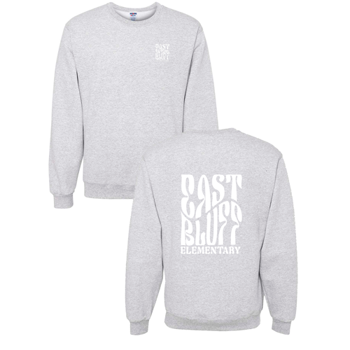 Jerzees 8 Oz., 50/50 Nublend Fleece Crew -- Ash