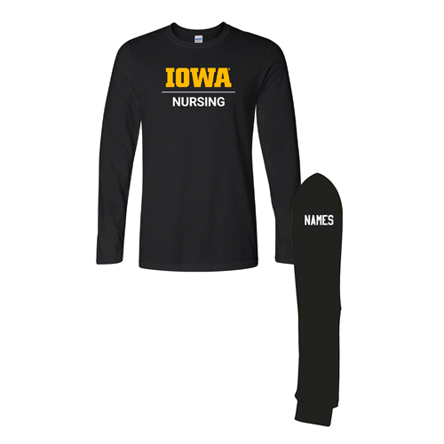 Gildan Softstyle Longsleeve T Shirt -- Black