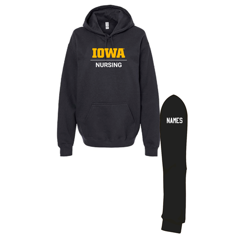 Gildan Adult Softstyle Fleece Pullover Hooded Sweatshirt -- Black