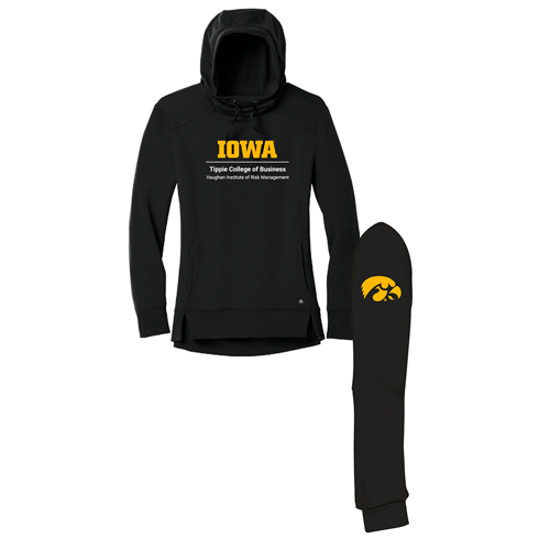 Ogio Ladies Luuma Pullover Fleece Hoodie -- Blacktop