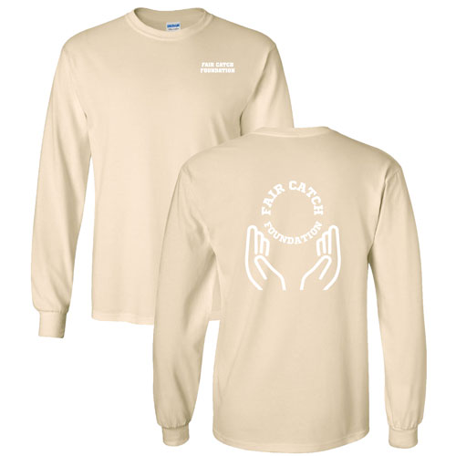 Long Sleeve Cotton Tee -- Natural