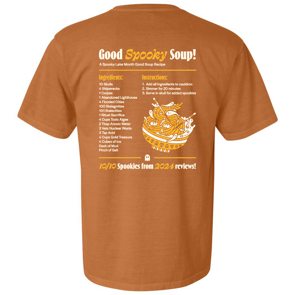 Comfort Colors Ringspun Garment Dyed T Shirt -Good Spooky Soup- Yam