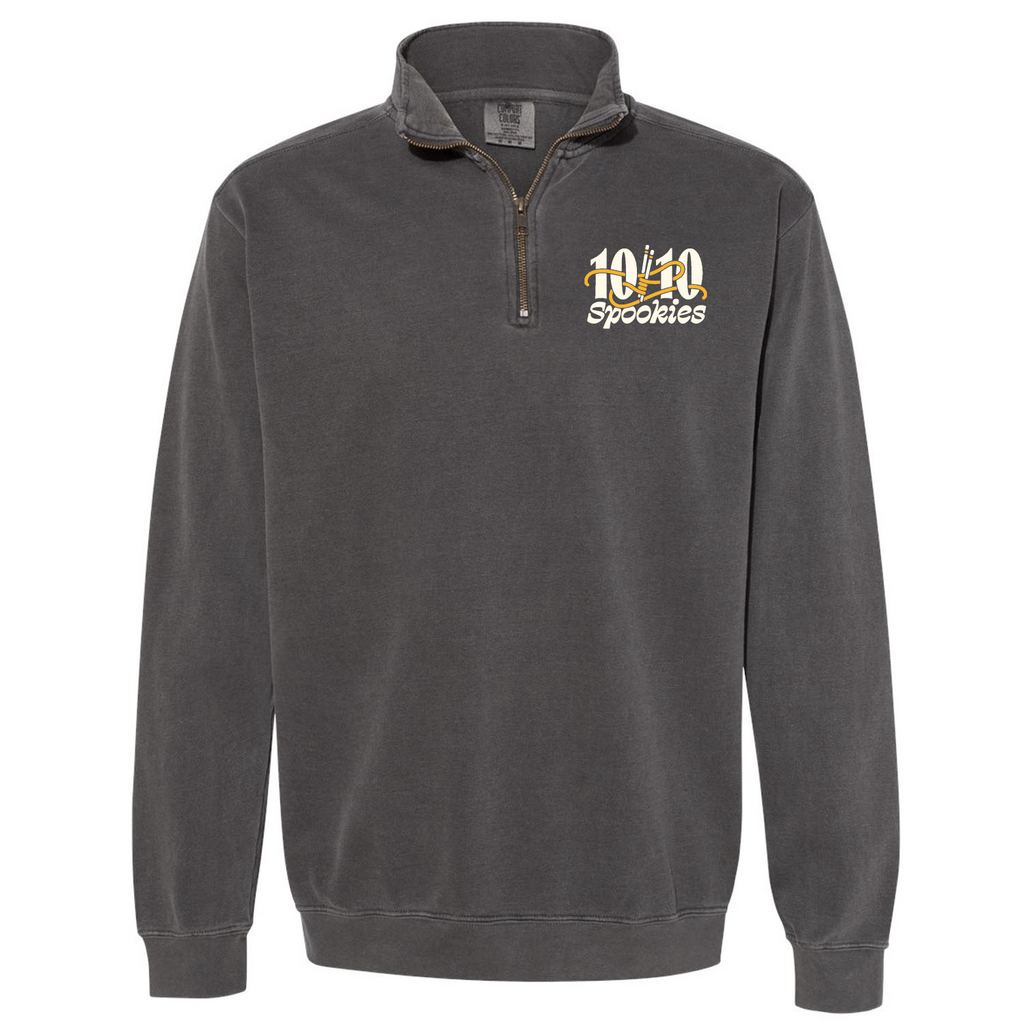 Comfort Colors Adult Quarter Zip Sweatshirt -- Pepper