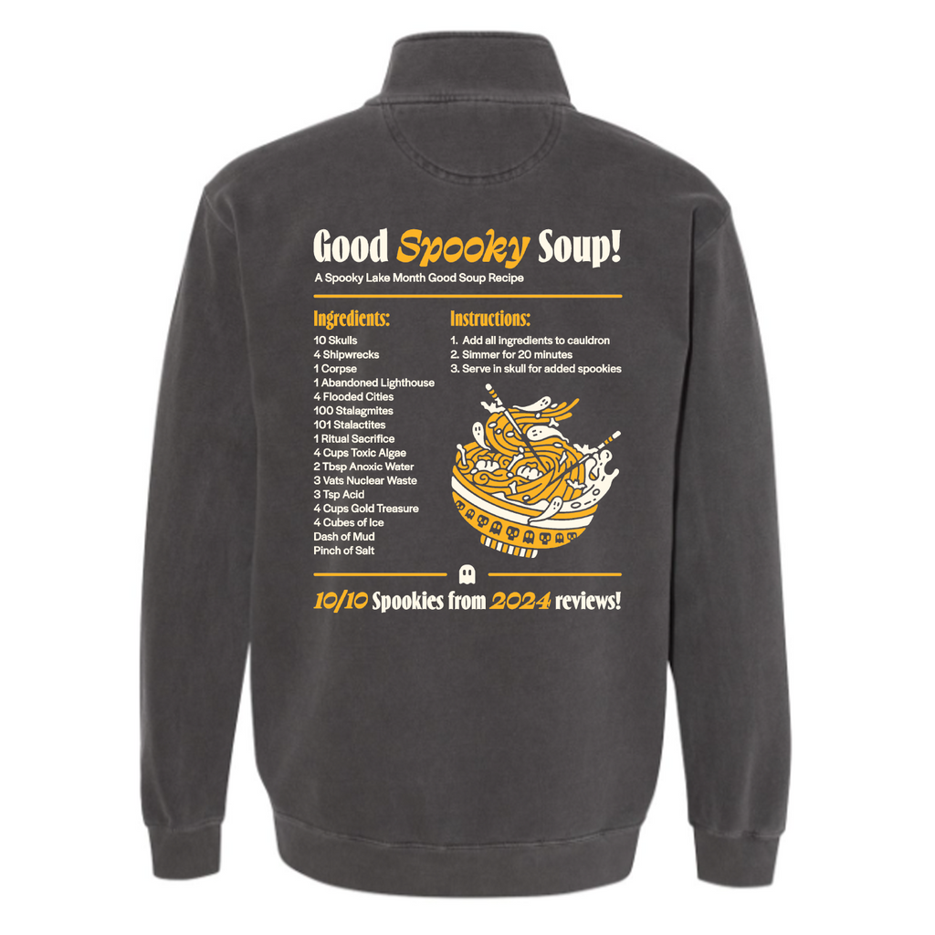 Comfort Colors Adult Quarter Zip Sweatshirt -- Pepper