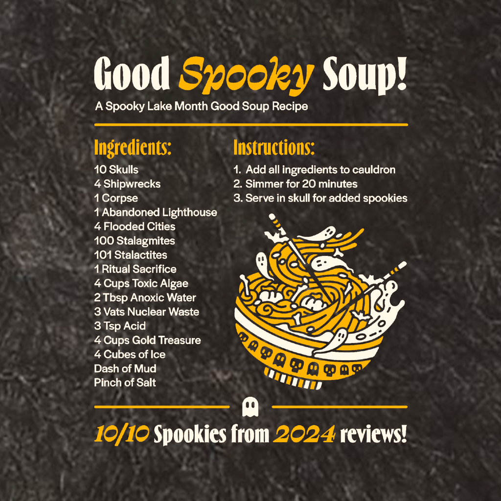 Colortone Mineral Wash T-Shirt -Good Spooky Soup- Mineral Black