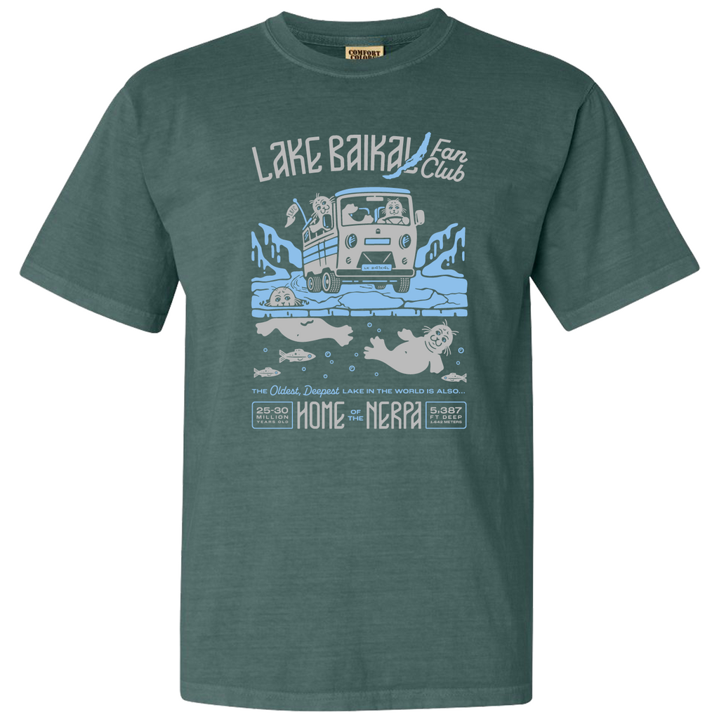 Comfort Colors Ringspun Garment Dyed T Shirt -- Blue Spruce