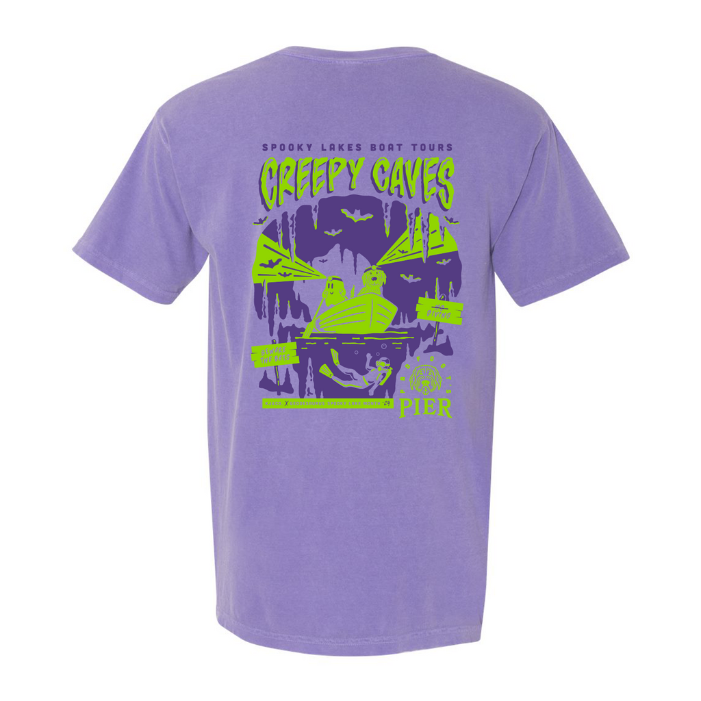 Comfort Colors Ringspun Garment Dyed T Shirt -- Violet