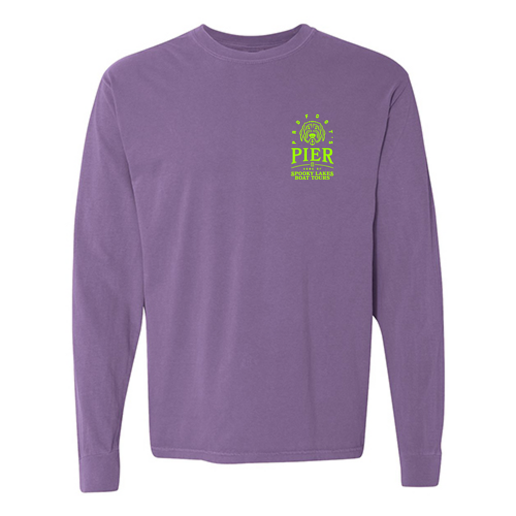 Comfort Colors Ringspun Long Sleeve Tee -- Violet