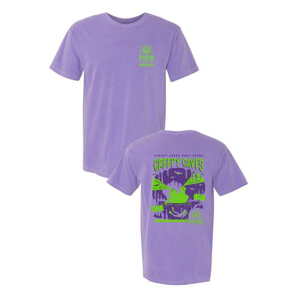 Comfort Colors Ringspun Garment Dyed T Shirt -- Violet