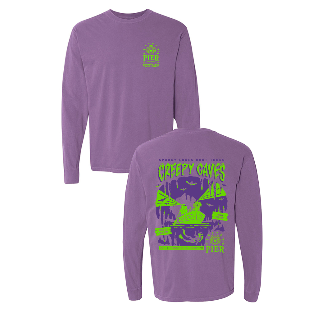 Comfort Colors Ringspun Long Sleeve Tee -- Violet