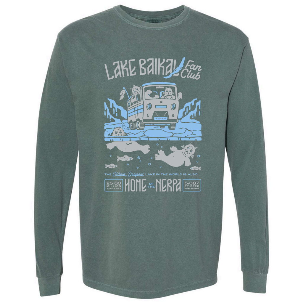 Comfort Colors Ringspun Long Sleeve Tee -- Blue Spruce