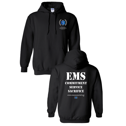 National EMS Memorial Unisex Hoodie Black