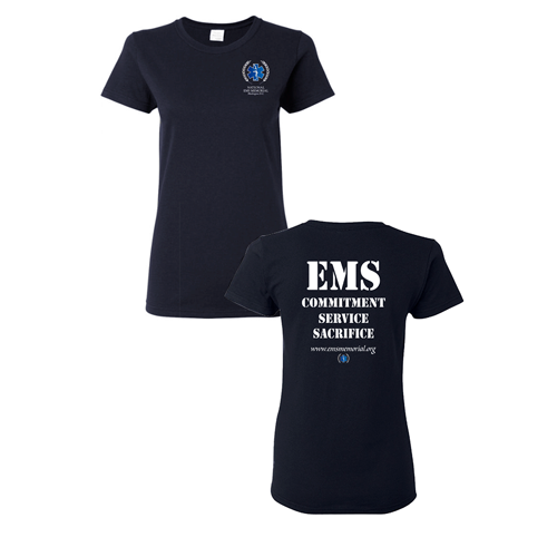 National EMS Foundation Ladies Tee Navy