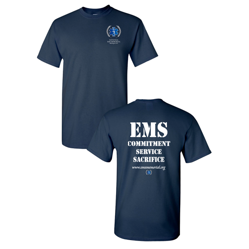 National EMS Memorial Unisex Tee Navy