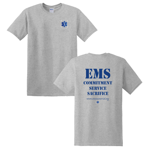 National EMS Memorial Unisex Tee Ash