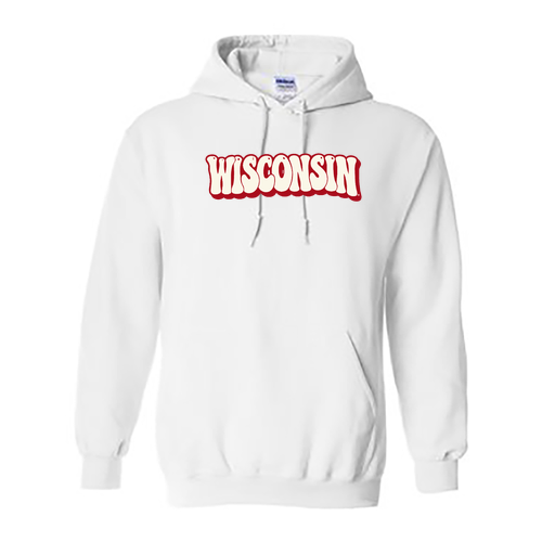 Gildan Heavy Blend Hooded Sweatshirt -- White
