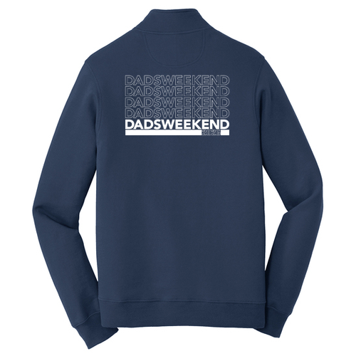 Dad's Weekend Quarter Zip -- Team Navy