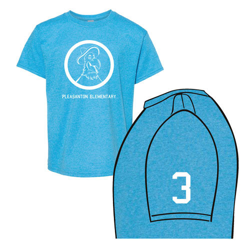 Mills and Brister 3rd Grade Class Heather Sapphire- YOUTH Size