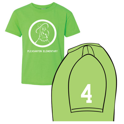 Lucero and Ricks 4th Grade Class Neon Green- YOUTH size