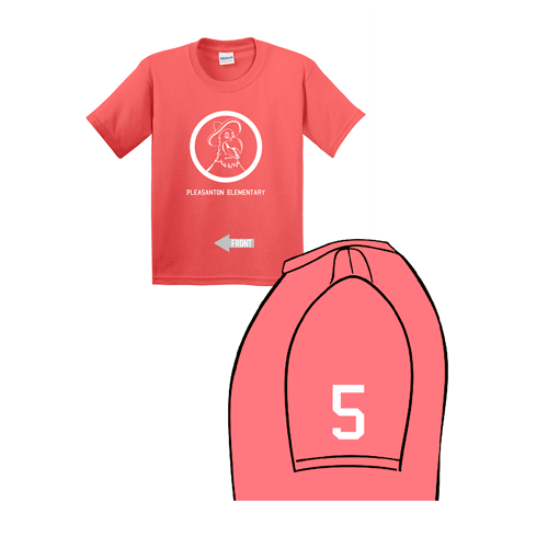 Pinkston, Guerra and Vrzalik 5th Grade Class Coral Silk- YOUTH size