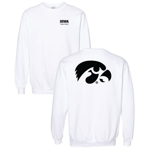 Comfort Colors Crewneck Sweatshirt -- White