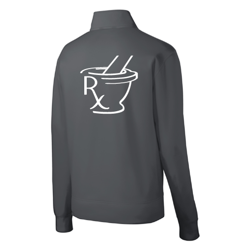 Mens/Unisex Sport-Tek Sport-Wick Fleece Full-Zip Jacket -- Dark Smoke Grey