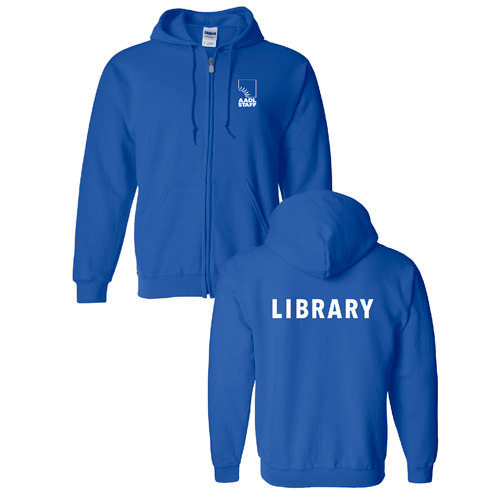 Regular Gildan Full Zip Hooded Sweatshirt -- Royal
