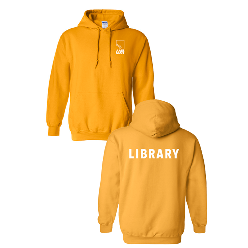 Regular Gildan Heavy Blend Hooded Sweatshirt -- Gold