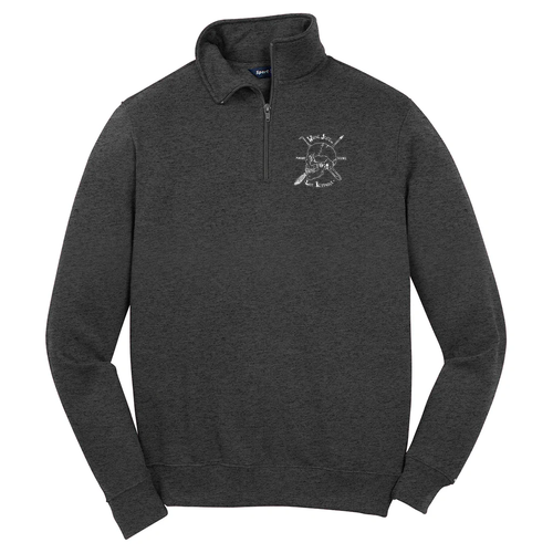 Sport Tek Quarter Zip Sweatshirt -- Graphite Heather