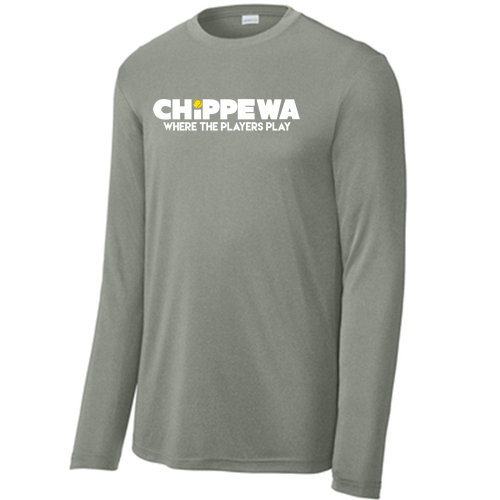Sport Tek Long Sleeve Competitor -- Grey Concrete